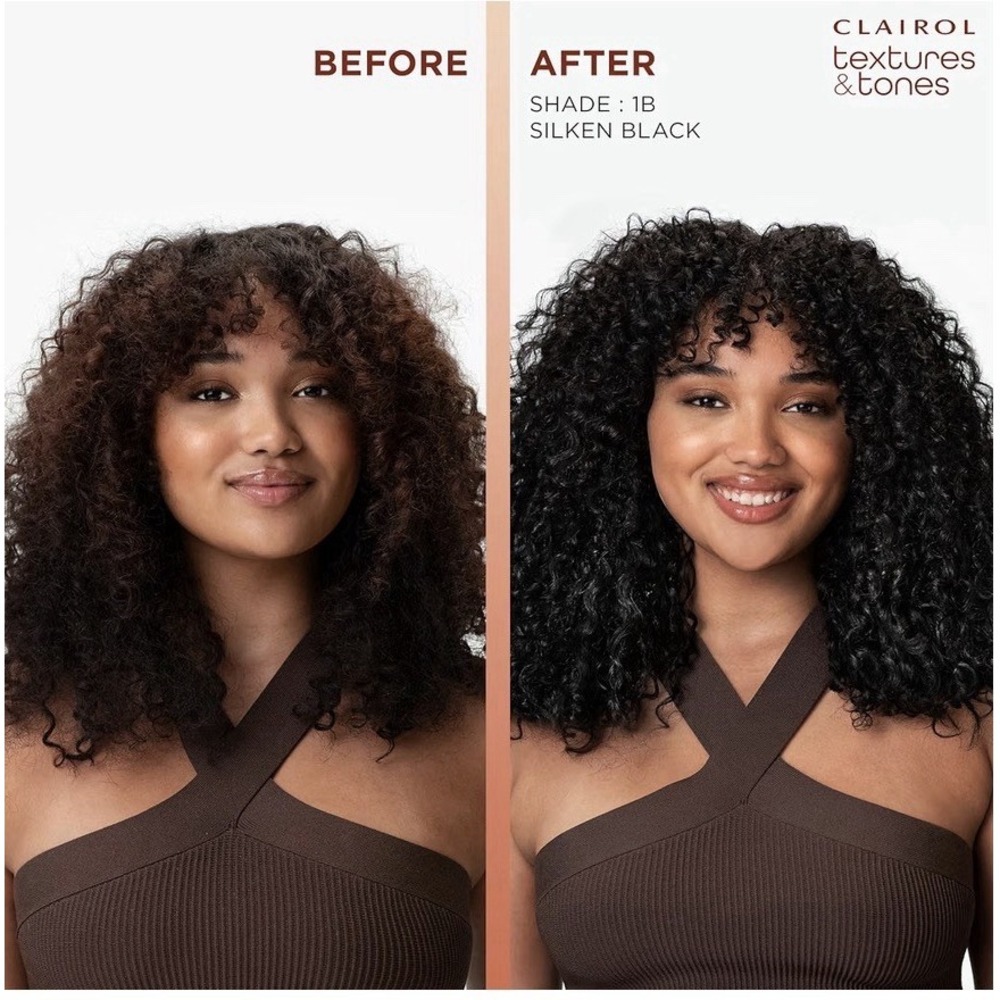 Clairol Textures & Tones Permanent Hair Dye, Pack of 3 2BB Midnight Blue - Picture 3 of 3